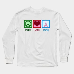 Peace Love Paris Long Sleeve T-Shirt